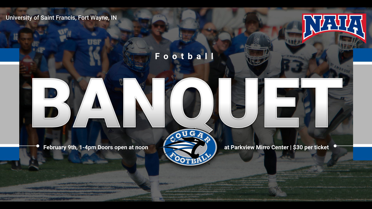 Reserve your seat for the University of Saint Francis Football Banquet