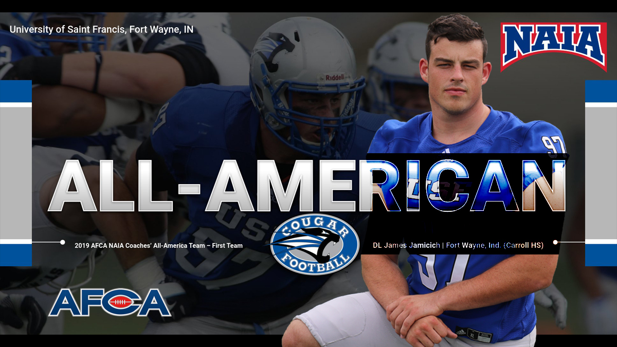James Jamicich sacks AFCA NAIA All-America 1st Team selection
