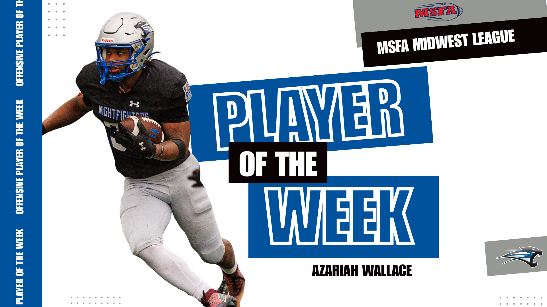 Wallace&nbsp;Named MSFA Midwest League Offensive Player of the Week