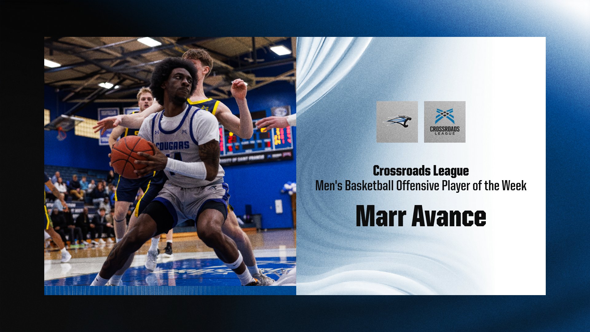 Avance&nbsp;Earns Crossroads League Offensive Player of the Week Honors