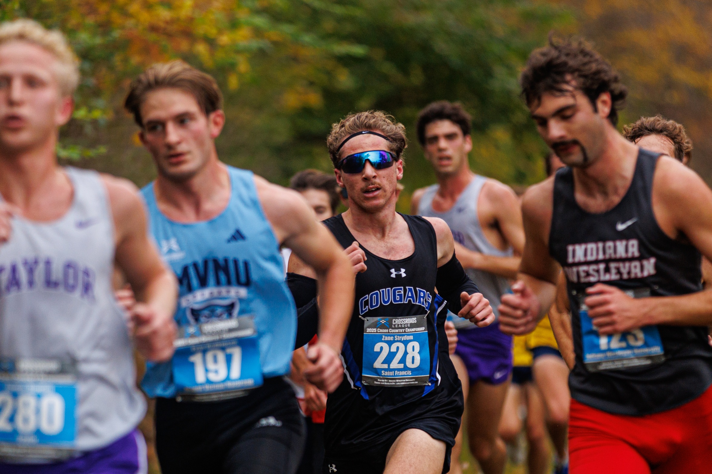 Cougars Finish Seventh at Crossroads League Championships