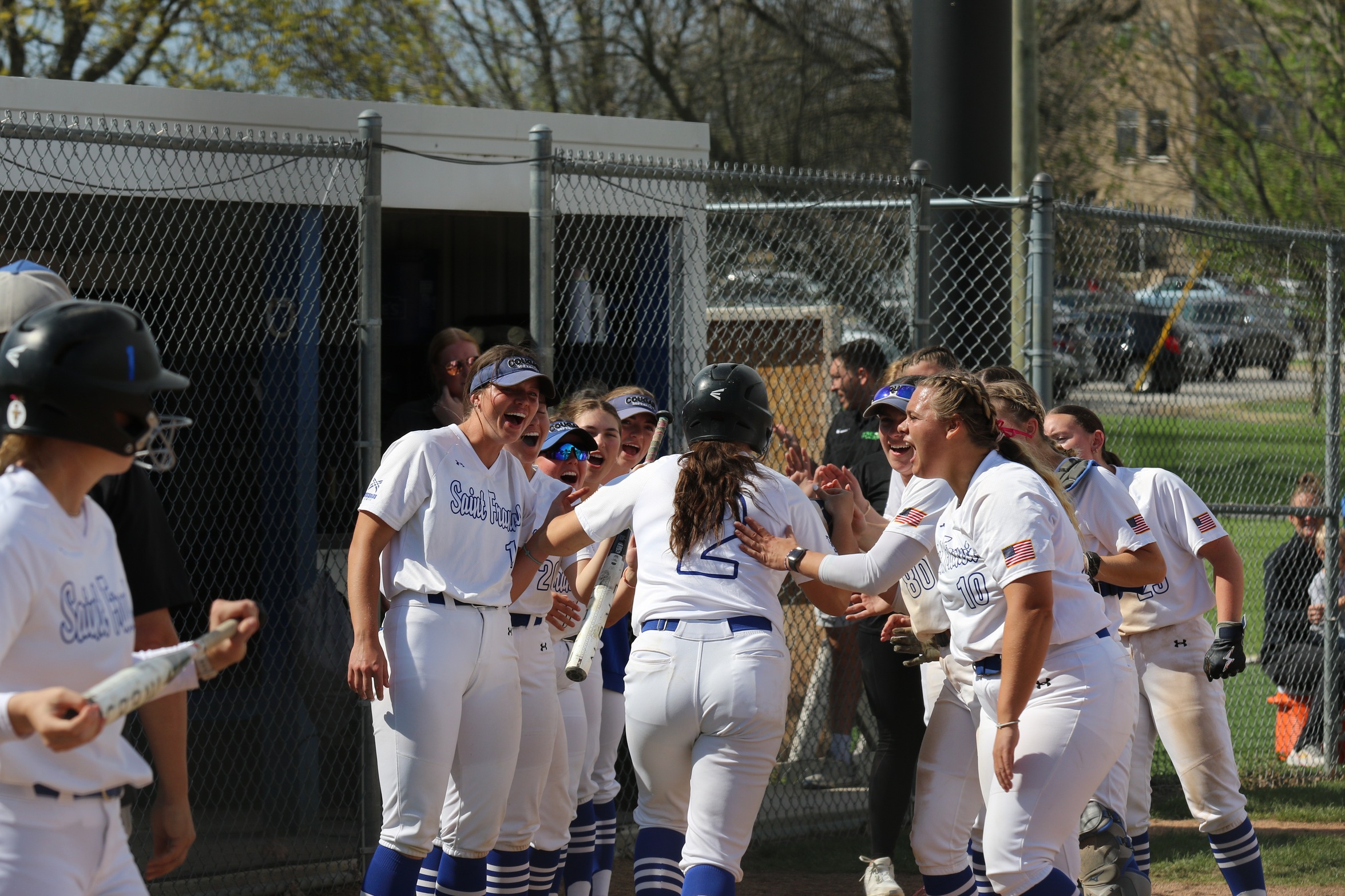 (RV) Cougars Split with Huntington, Set Program Wins Record