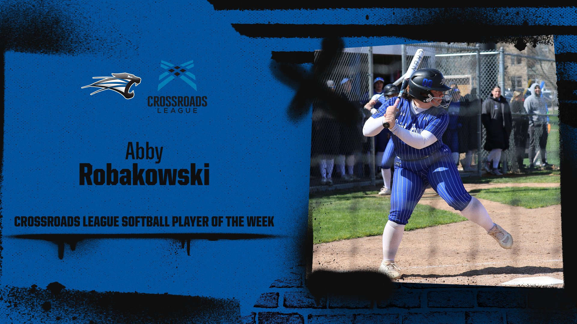 Robakowski&nbsp;Voted Crossroads League Softball Player of the Week