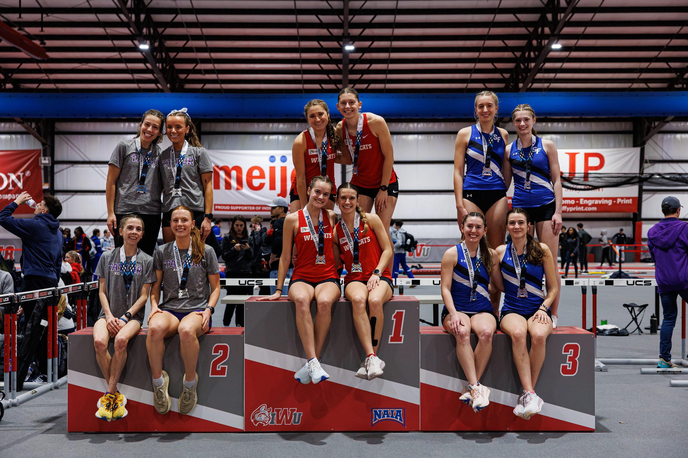 Cougars Set Multiple School Records at Crossroads League Championships