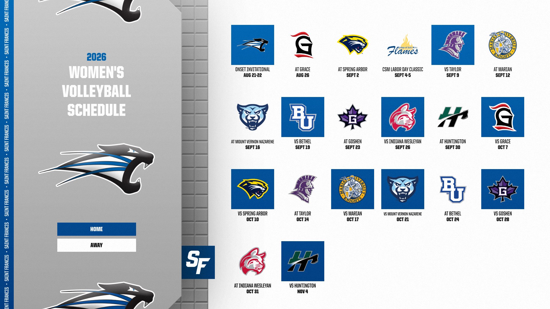 Women's Volleyball Announces 2026 Schedule