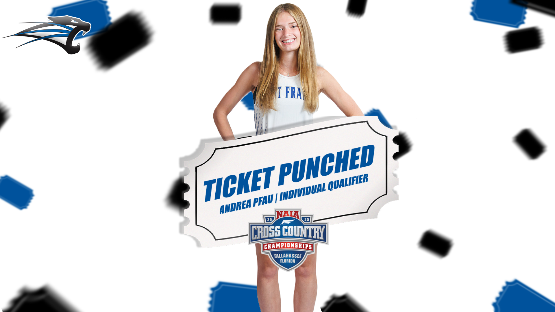 Ticket Punched: Pfau to Represent SF at NAIA Women's Cross Country National Championship